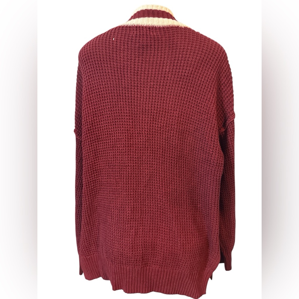 Universal Threads Chunky Knit Varsity Cardigan NWT - Picture 6 of 8